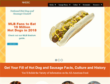 Tablet Screenshot of hot-dog.org